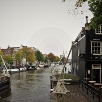 I canali tristi di Amsterdam.